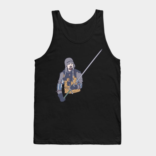 Longsword - Medieval Soldier - Swordsman Tank Top by DeWinnes